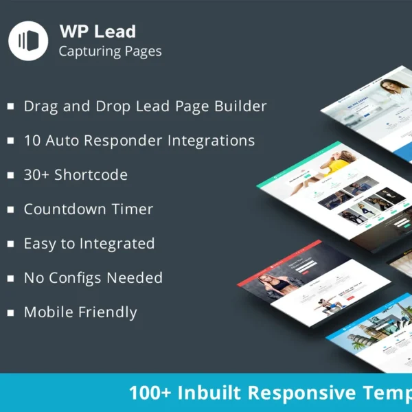 WP Lead Capturing Pages – WordPress Plugin