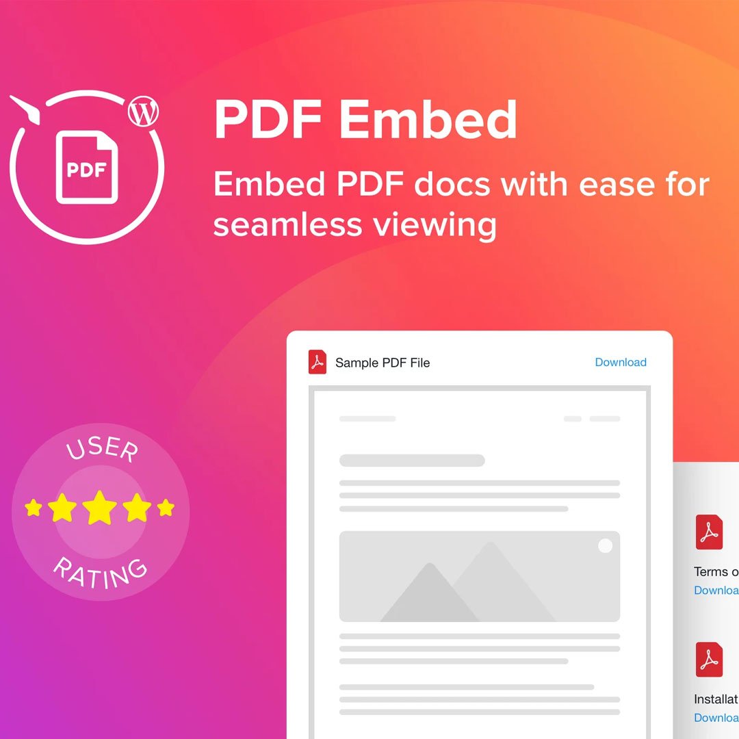 WordPress PDF Embed - Viewer Plugin