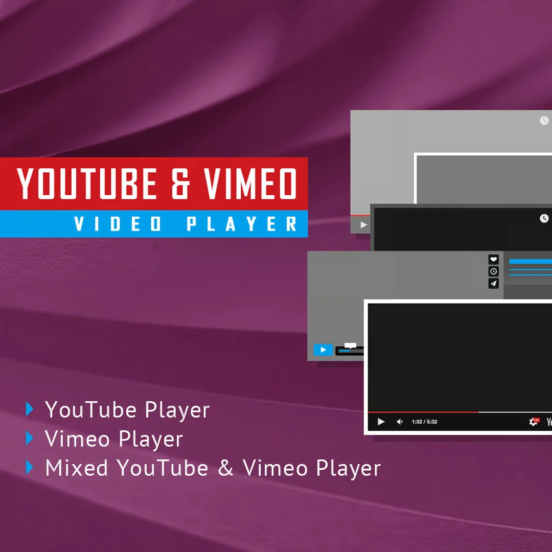 Youtube Vimeo Video Player and Slider WP Plugin